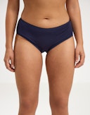 Women's merino wool midi briefs Navy blue