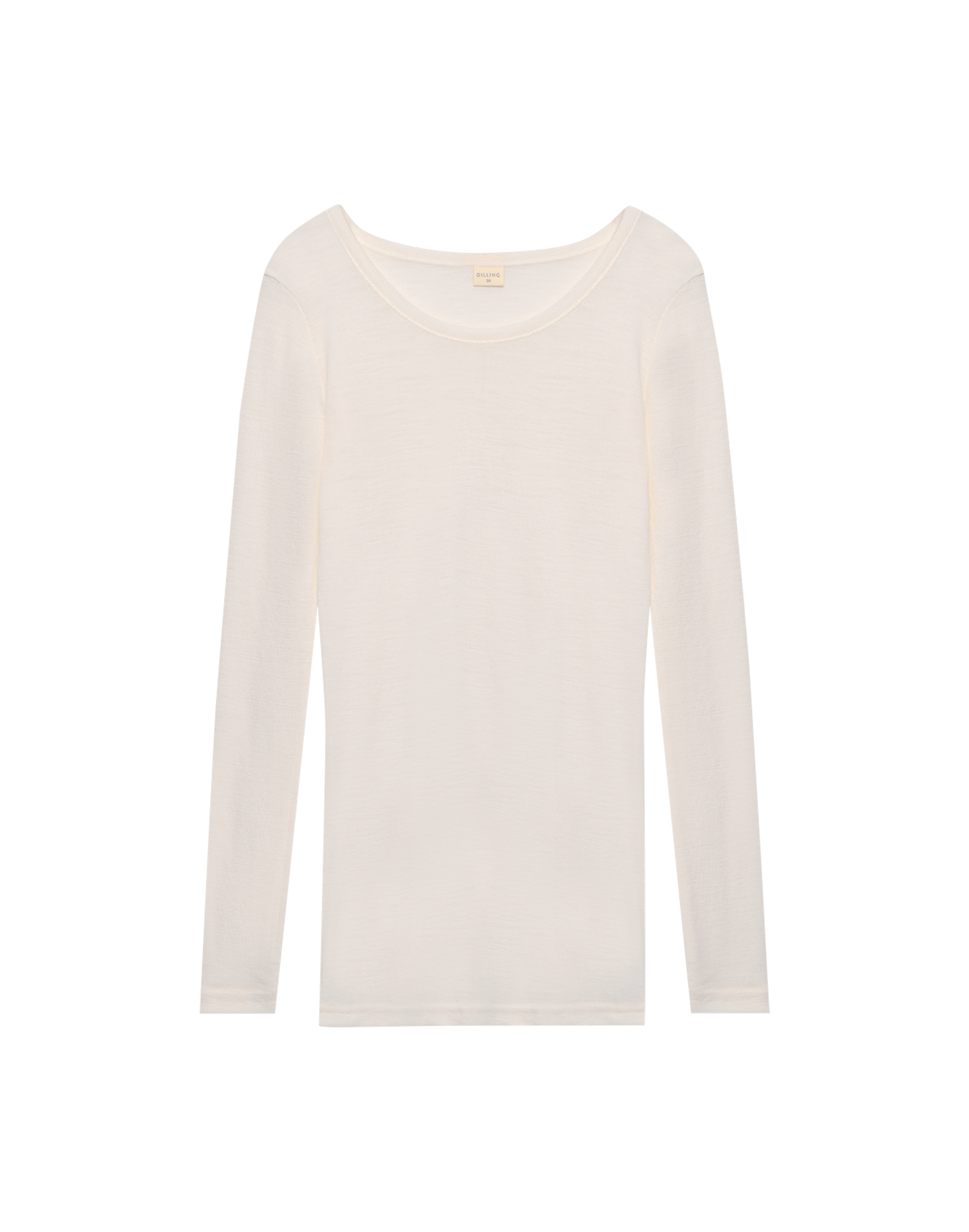 Tricot de peau a manches longues en laine merinos pour femme