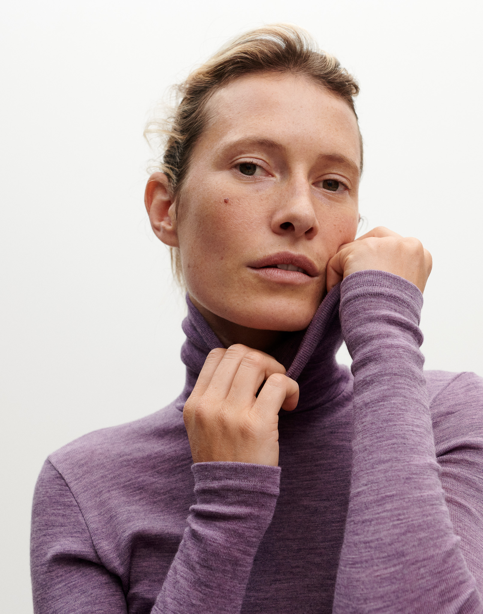 Roll neck long sleeve top 3