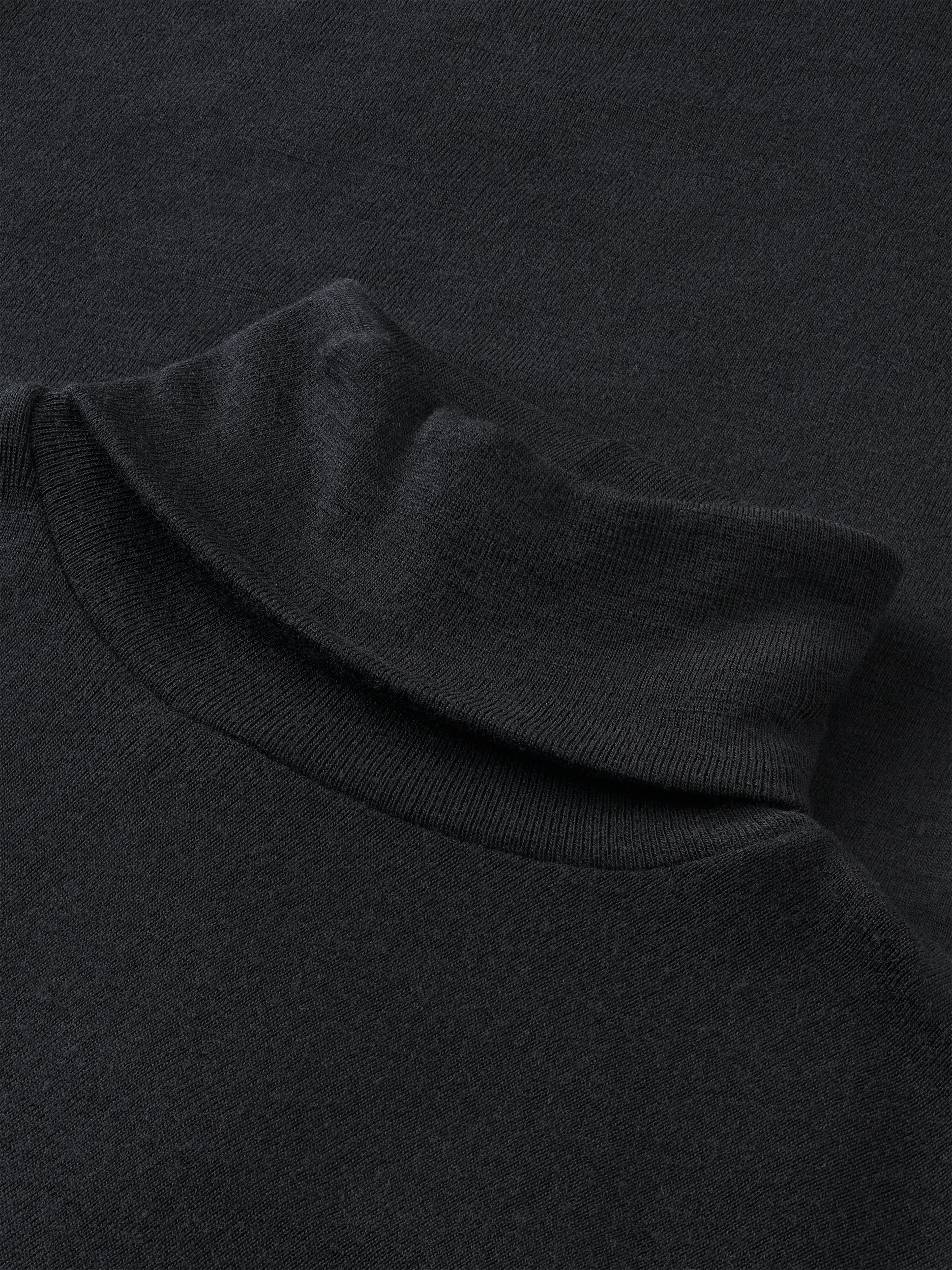 Women's merino wool roll neck top - Free shipping - Dilling