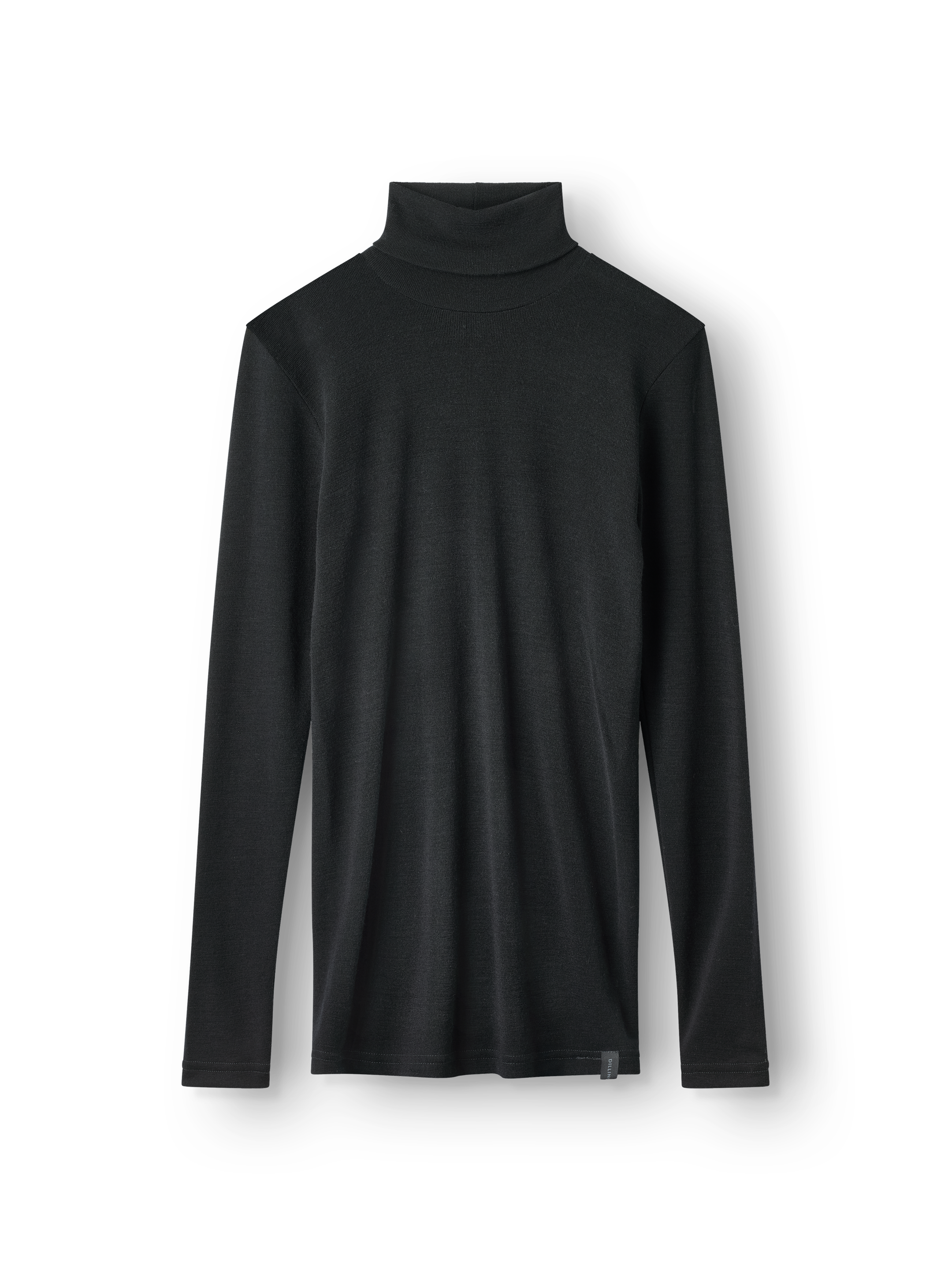 Topp med lange ermer og rullekrage