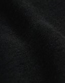 Shirt met V-hals van merinowol voor dames Zwart