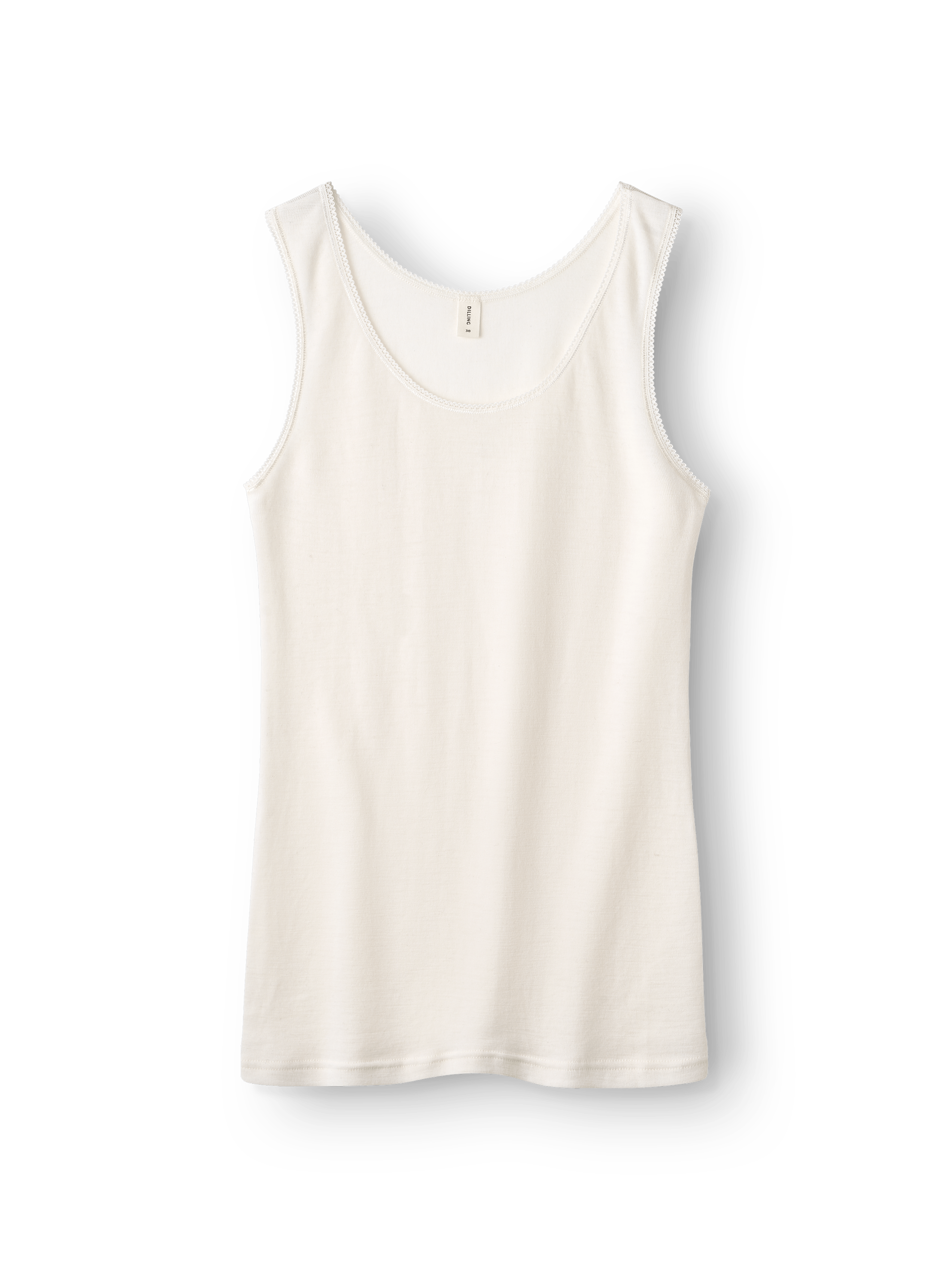 Women's merino wool tank top in Nature - $54.99 - Dilling