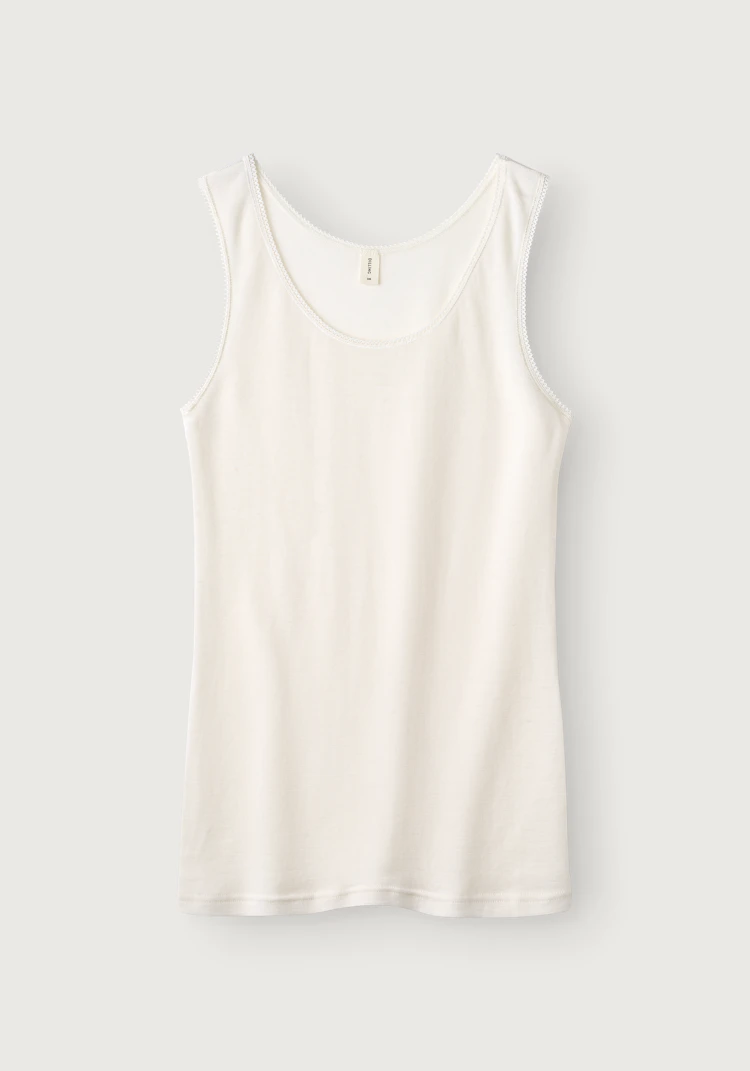 Singlet med blonder