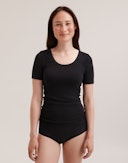 Merino t-shirt til damer  Sort