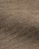 Tröja med hög hals i merinoull för dam Brun melange