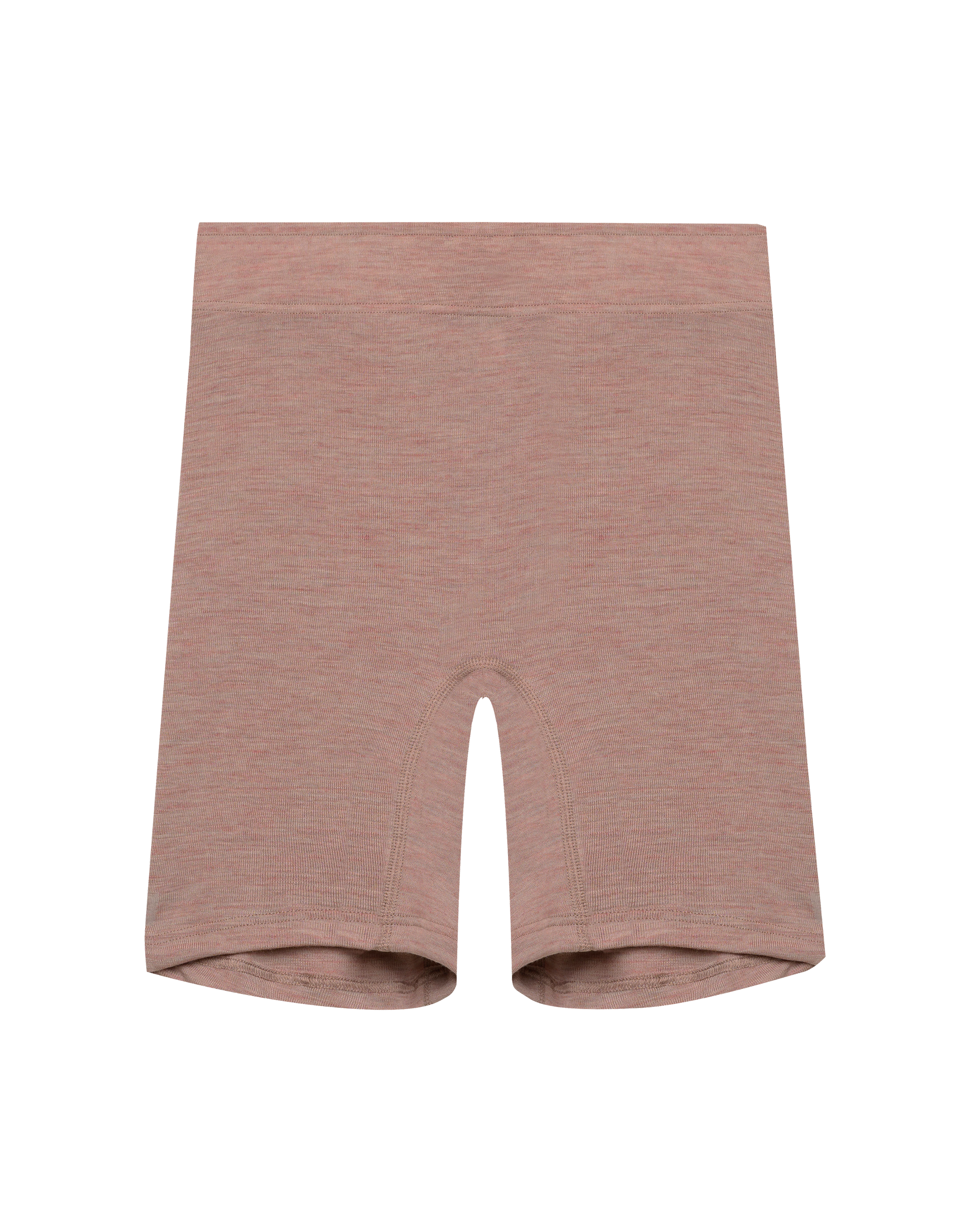 Women's merino wool shorts in Blush melange - $47.99 - Dilling
