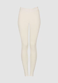 Leggings i merinoull og bredt elastisk bånd til dame