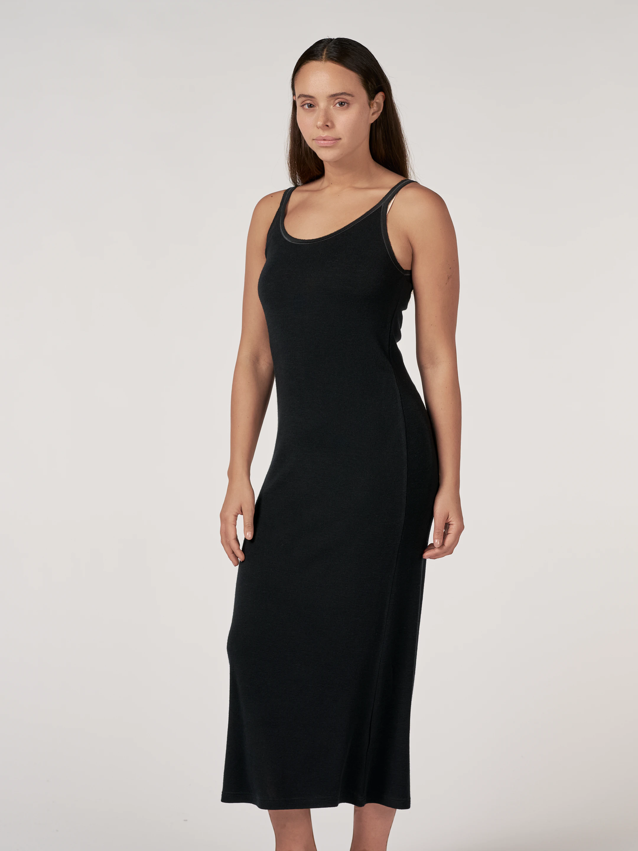 Womens merino wool dress with straps Womens merino wool dress with straps
