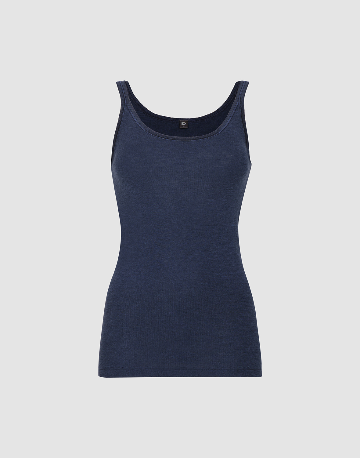 Singlet i merinoull til dame