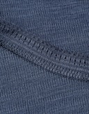 Singlet i merinoull til dame Tordenblå
