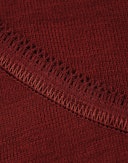 Women's merino wool strap top Christmas heart