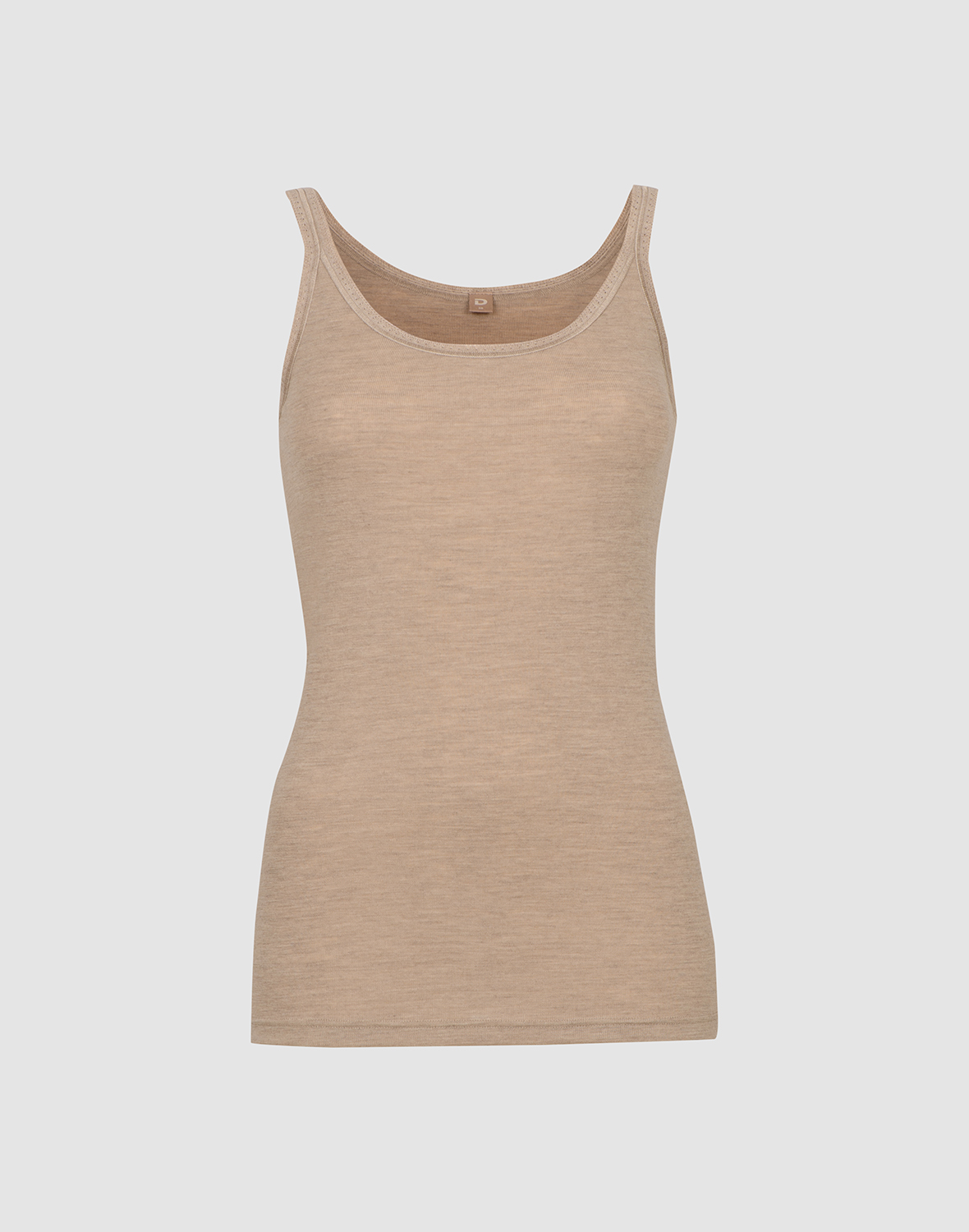 Singlet i merinoull til dame