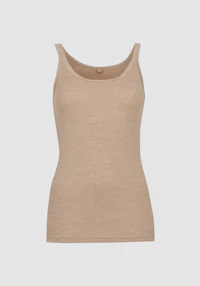 Singlet i merinoull til dame