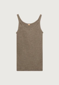 Singlet i merinoull til dame