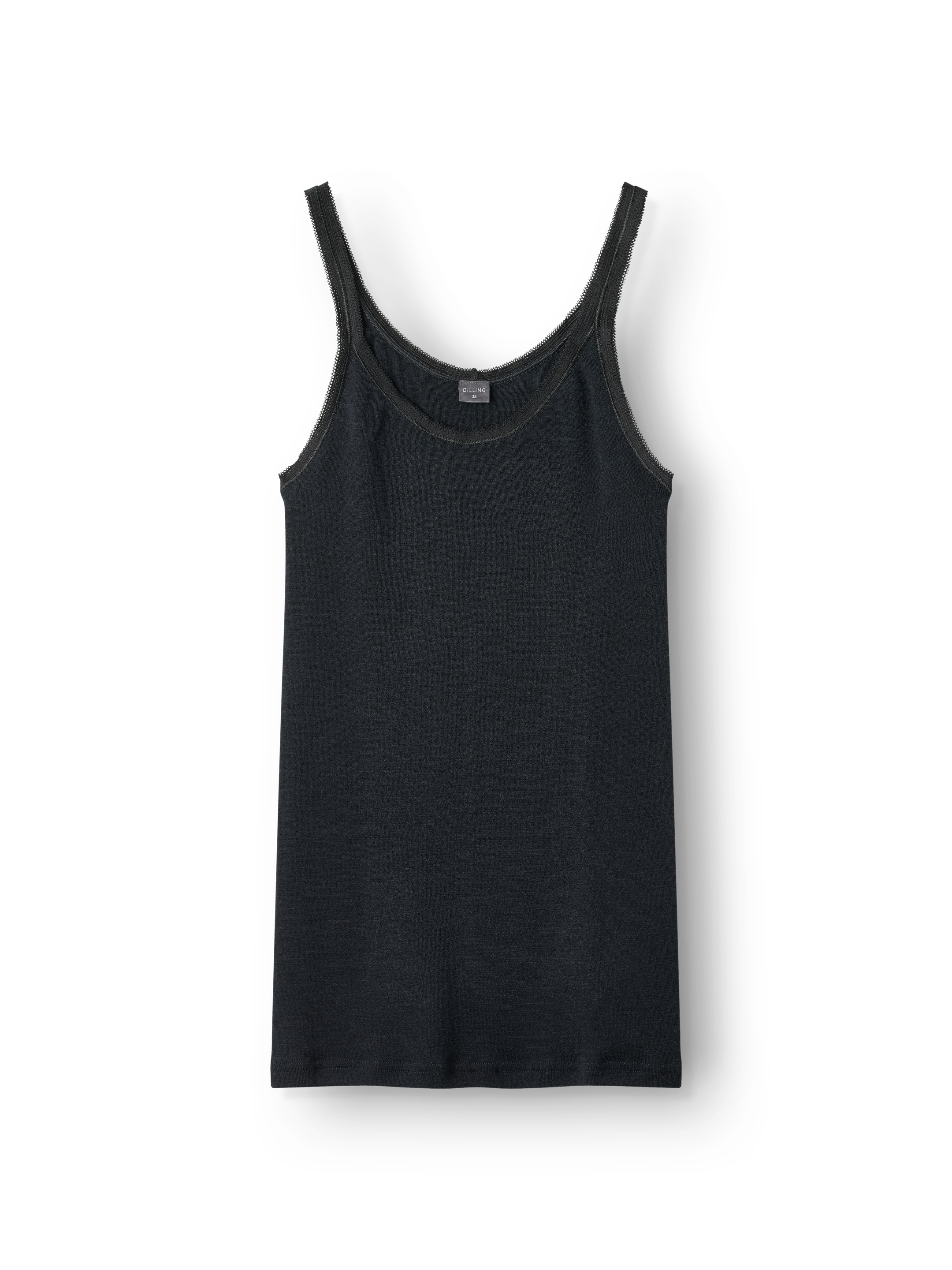 Singlet i merinoull til dame