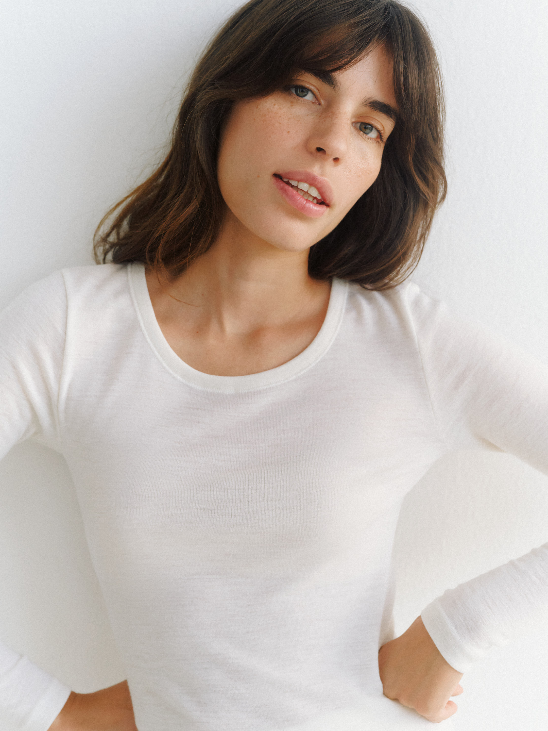 Long sleeve top with O-neck 4