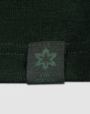 Women's merino wool long sleeve top Pine green