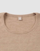 Shirt van merinowol voor dames Karamelmelange