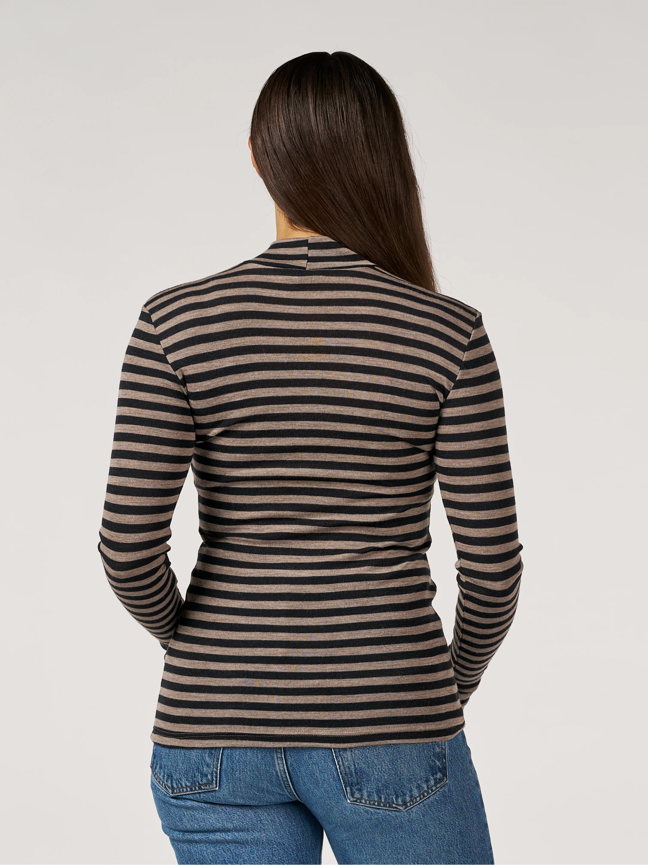 Dilling T-shirt voor dames van merinowol, Blusher-melange, 42 Dilling T-shirt voor dames van merinowol, Blusher-melange, 42