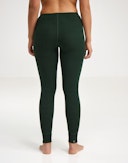 Leggings i merinould til kvinder Nålegrøn 3