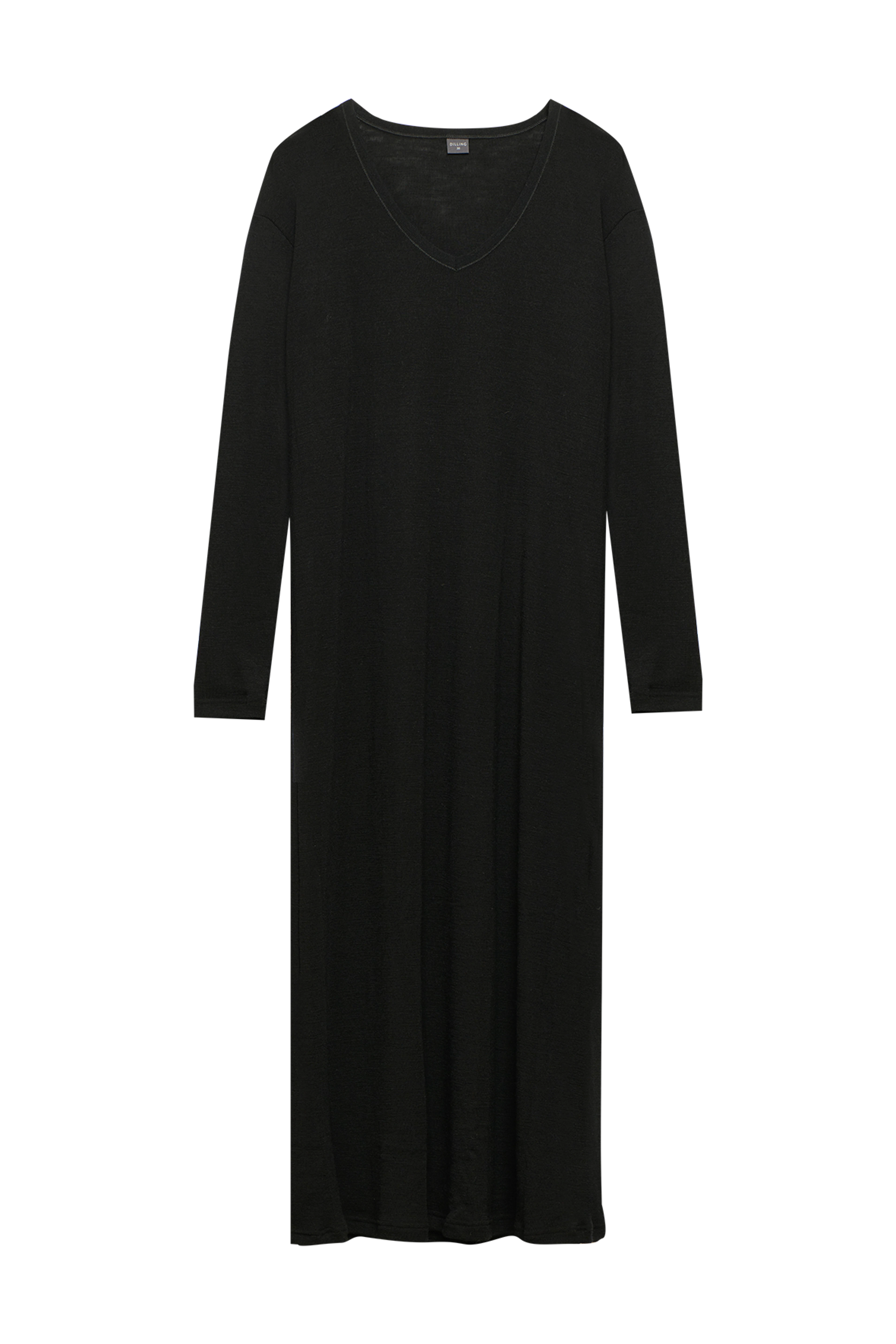 Women's merino wool V-neck dress - Free shipping - Dilling