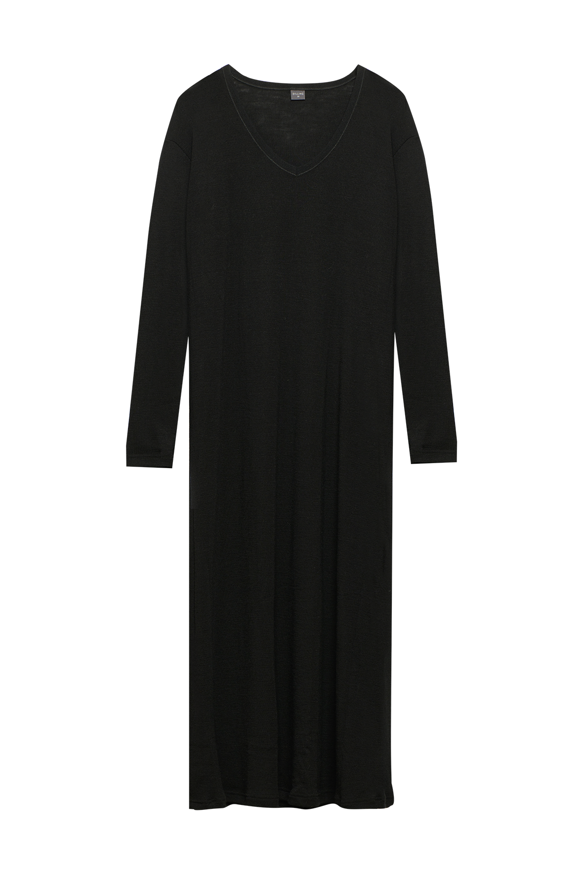 Maksikjole med V-hals