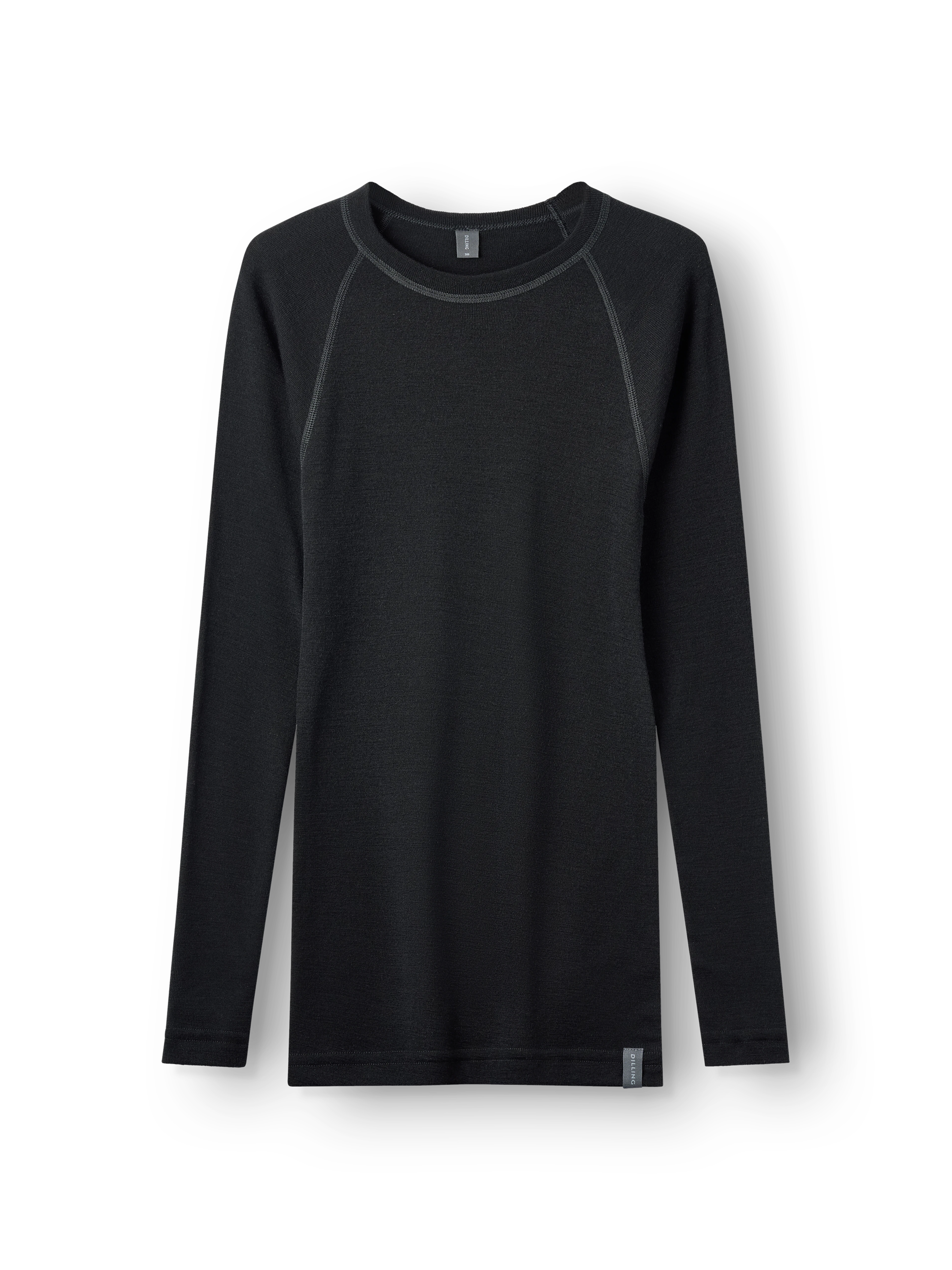 Shirt met raglanmouwen van merinowol voor dames