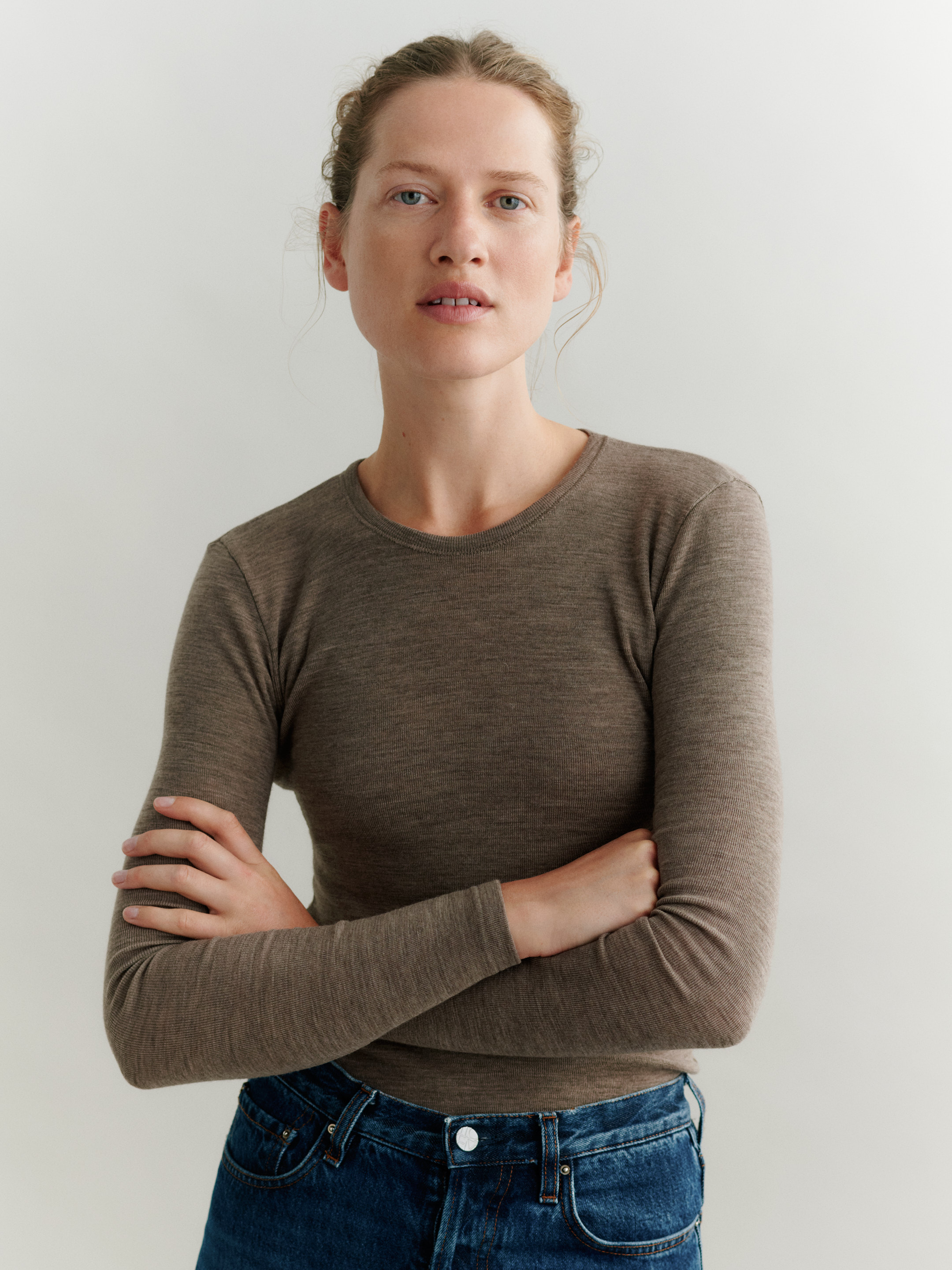 Women's merino wool long sleeve top - $83.99 - Dilling