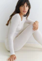 Leggings with wide waistband