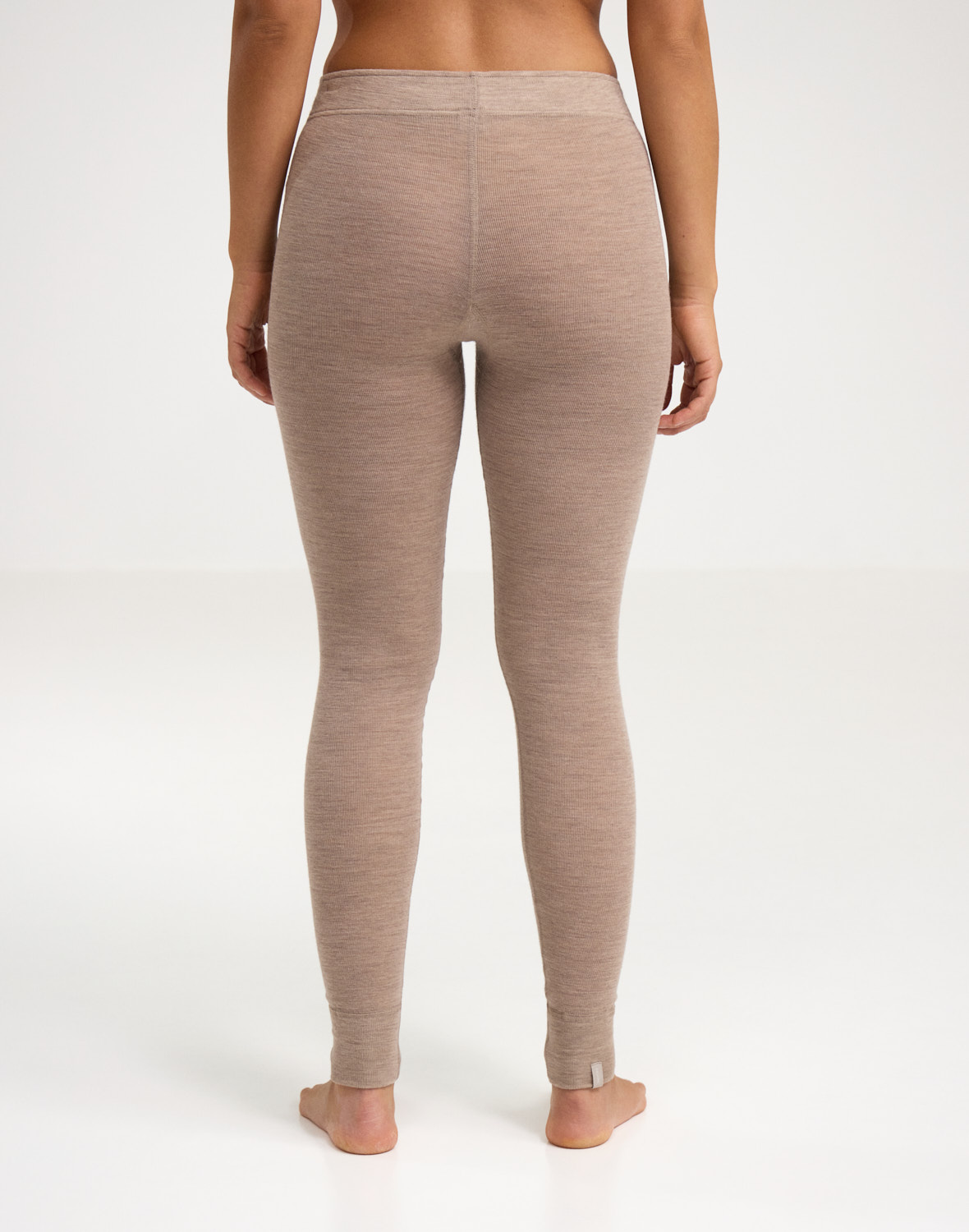 Wool Zip Leggings ベージュ