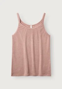 Plus size singlet i merinoull til dame