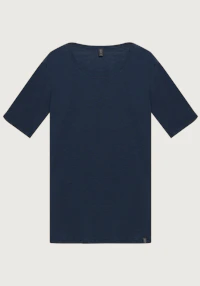 Plus size T-skjorte i merinoull til dame