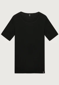 Plus size T-skjorte i merinoull til dame