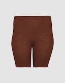 Plus size shorts van merinowol voor dames Cortenstaal 0
