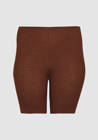 Plus size shorts i merinoull til dame