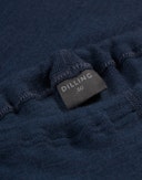 Plus size leggings i merinoull til dame Marineblå