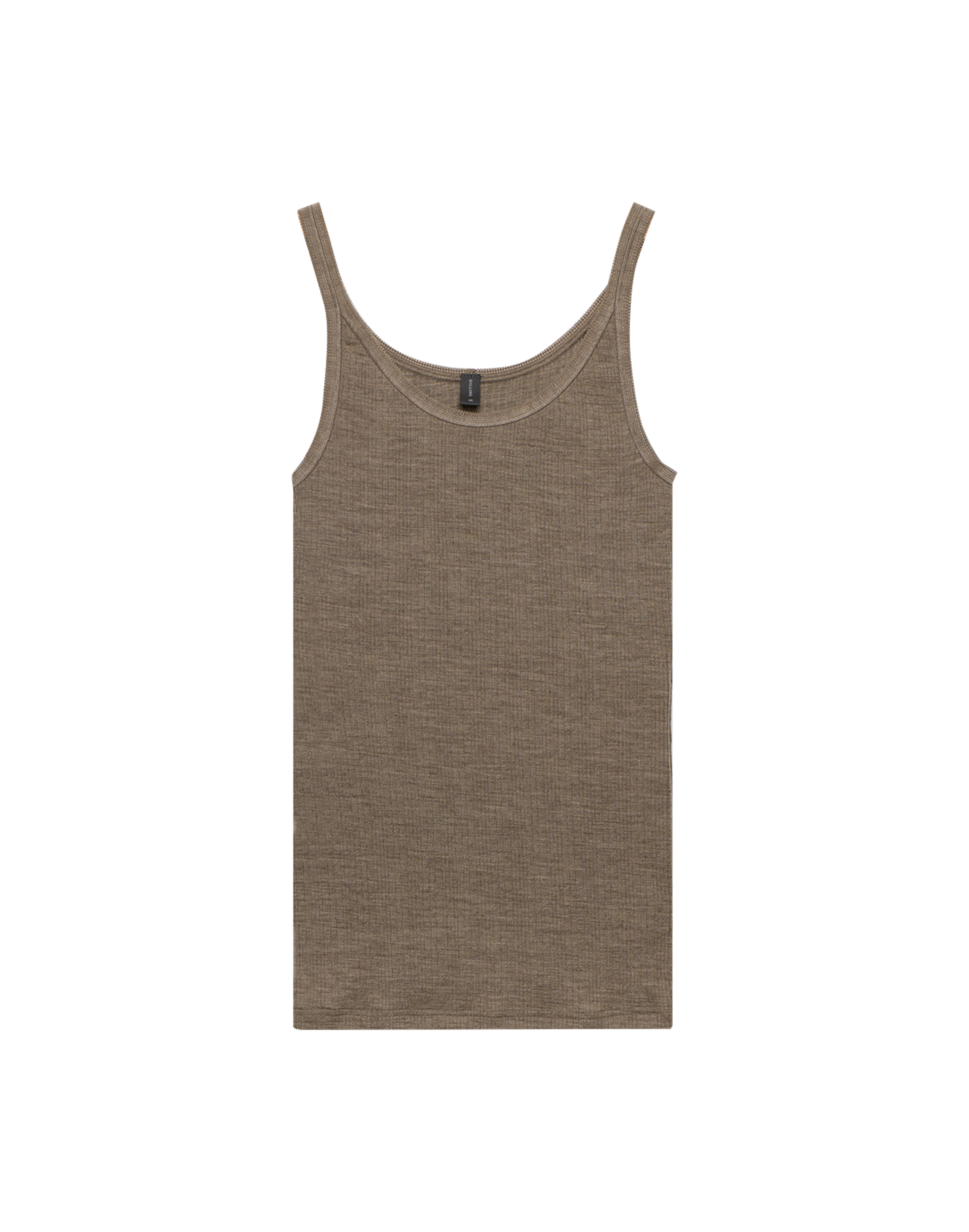 Merino Slip für Damen - Schwarz