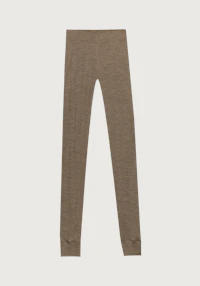 Leggings i merinoull til dame