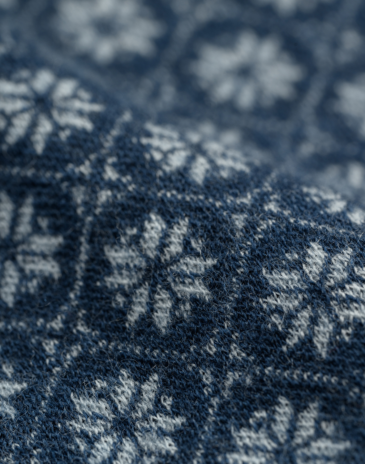 Women's merino wool long sleeve top with Nordic pattern - $59.99