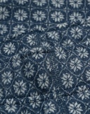 Tights i merinoull med nordisk mønster til dame Nordic Navy