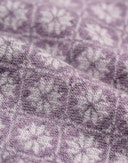 Tights i merinoull med nordisk mønster til dame Nordic lilac melange