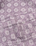 Tights i merinoull med nordisk mønster til dame Nordic lilac melange