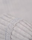 Women's merino wool long sleeve top Light grey melange