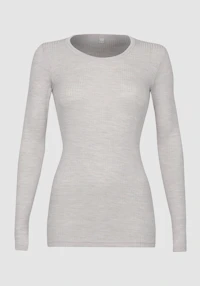 Women's merino wool long sleeve top