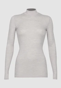 Women's merino wool high neck top