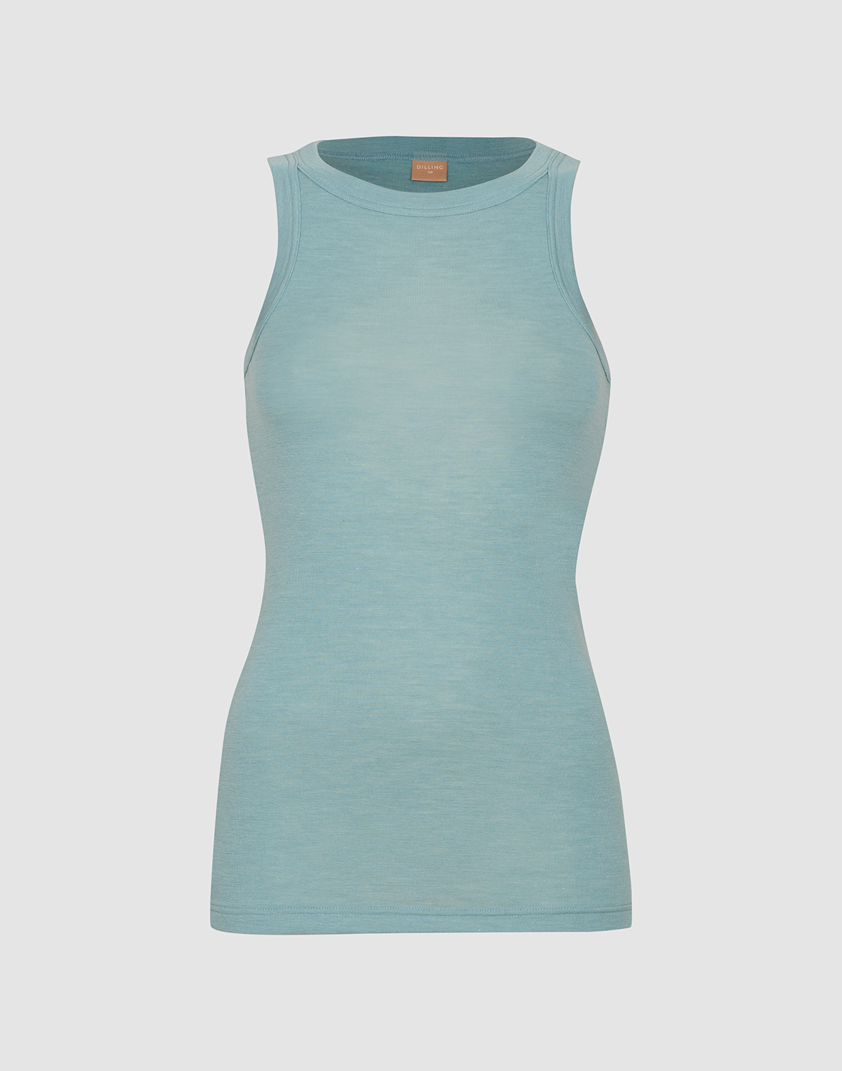 Tanktopp i merinoull/silke til dame