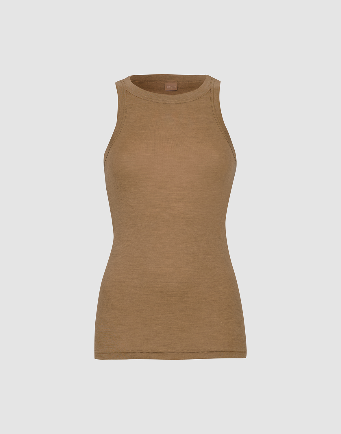 Tanktopp i merinoull/silke til dame