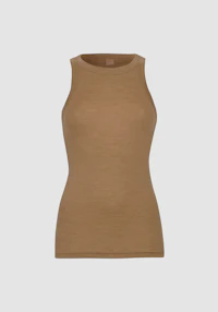 Tanktopp i merinoull/silke til dame