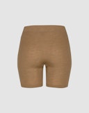 Shorts i merinoull/silke til dame Valnøtt